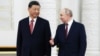 Russian President Vladimir Putin (right) with his Chinese counterpart, Xi Jinping, in Moscow last year. 