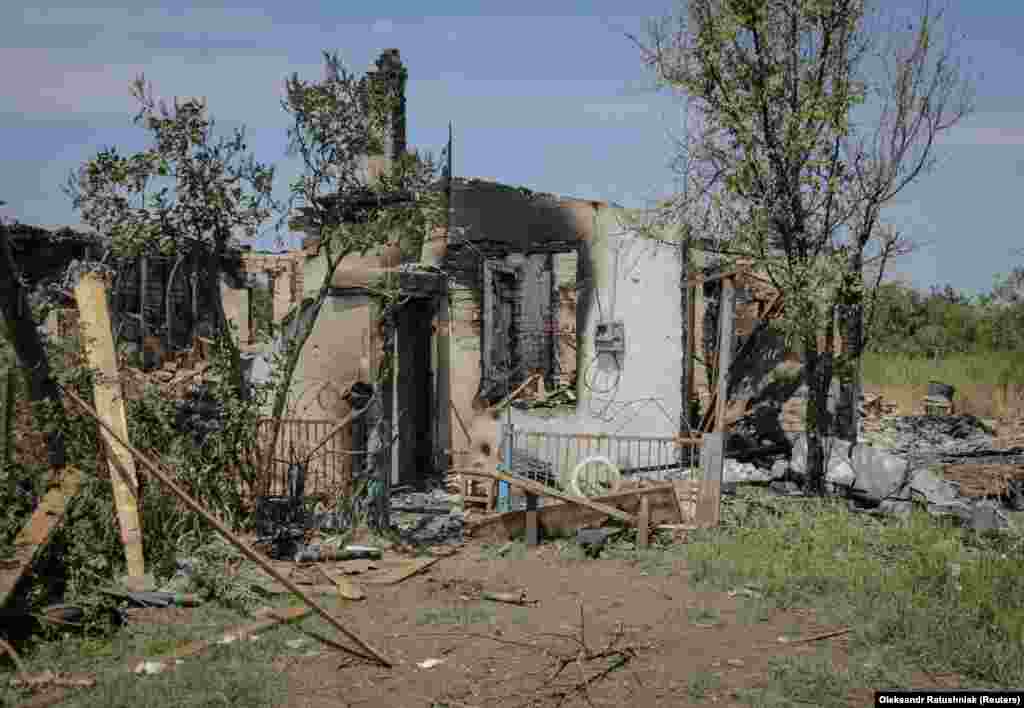 Nearly every home in the village, which had a population of several hundred before the invasion, had been damaged.&nbsp;