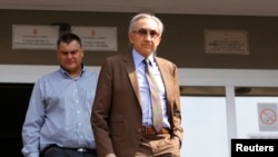 Miroslav Mišković ispred Specijalnog suda u Beogradu, nakon jednog od ročišta (arhivska fotografija)