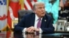 Дональд Трамп падчас прэсавай канфэрэнцыі 5 верасьня