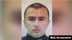 A picture of the suspected bank robber, whom Georgia's deputy interior minister has identified as Badri Esebua.