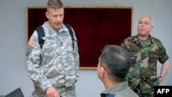 Pripadnici gruzijske i turske vojske u kampu u blizini Tbilisija, gde se održava vojna vežba NATO-a