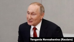 Владимир Путин 10 мартта Русия думасында чыгыш ясый
