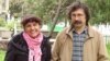 Photojournalist Umida Ahmedova (left) with Oleg Karpov in an undated photo
