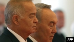 Ислам Каримов и Нурсултан Назарбаев