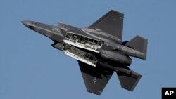 Амэрыканскі самалёт F-35. Ілюстрацыйнае фота