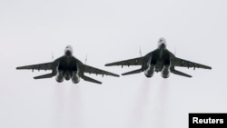 Germany inherited 24 MiG-29 jets from East Germany during reunification in 1990, before subsequently handing over most of them to Poland in 2004. (file photo)