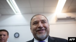 Former Israeli Foreign Minister Avigdor Lieberman