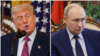 Дональд Трамп, Уладзімер Пуцін, каляж