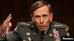 Retired U.S. general and former CIA director David Petraeus (file photo)