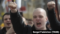 Учасник акції російських націоналістів «Русский марш». Ілюстративне фото 