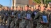 Військові пройшли вулицями Яворова з портретами загиблих побратимів