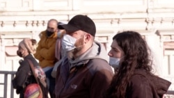 Georgians Rally In Tbilisi Calling For Lifting Of Coronavirus Restrictions