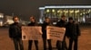 Пікет за правы чалавека ў цэнтры Менску